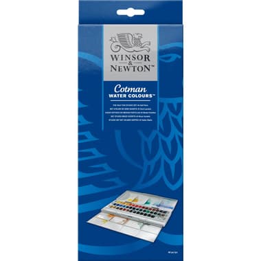Winsor & Newton Cotman The Half Pan Studio Set Watercolor Set
45 Colors