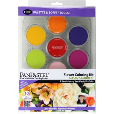 PanPastel Ultra Soft Artists' Susan's Garden: Flower Coloring Kit - Susan Tierney Soft Pastel
Assorted Color, 10 Colors;Palette & Sofft Tools