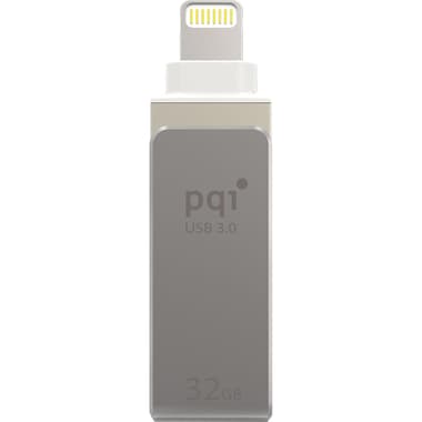 PQI iConnect Mini 002 OTG Drive (Lightning/USB)
32 GB, Iron Grey