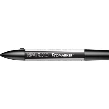 Winsor & Newton ProMarker Graphic Art Marker
Cool Grey 1, Twin Tip