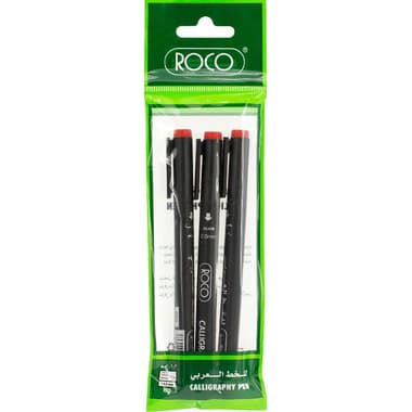 Roco Calligraphy Pen
Chisel, 1.0;2.0;3.0 mm, Red