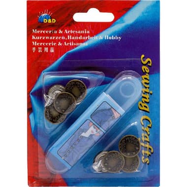 Sewing Supplies
Buttons & Snap Fastener, for Jeans, Brass