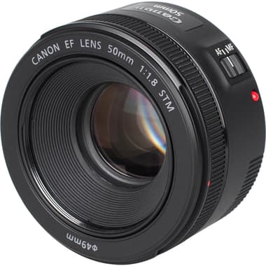 كانون اي اف 50 ملم اف 1.8 اس تي ام 50 مم عدسة رئيسية
DSLR متوافق مع كانون, f/1.8