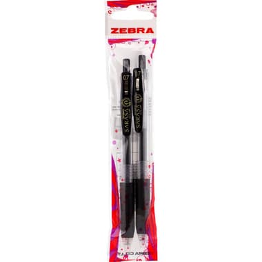Zebra Sarasa Clip Gel Ink Pen
Black Ink Color, 0.7 mm, Ballpoint, 2 Pieces