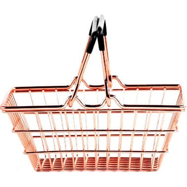 ميرا منظم المكتب
سلة صغيرة - اكسسوار ديكور, ذهبي وردي