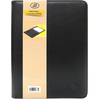 JB Portfolio
2 Pockets with Phone Holder, A4, Black