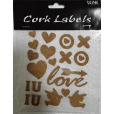 Cork Stickers
Assorted Design, Brown