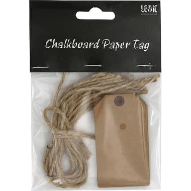 Merchandising Tags
3.9 X 7 cm, Chalkboard Paper, Brown