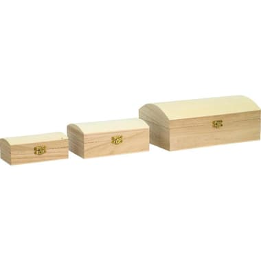 Wooden Accent
Jewelry Box with Cover (3 Pieces), Natural, 24.50 cm ( 9.65 in )X 9.50 cm ( 3.74 in )
