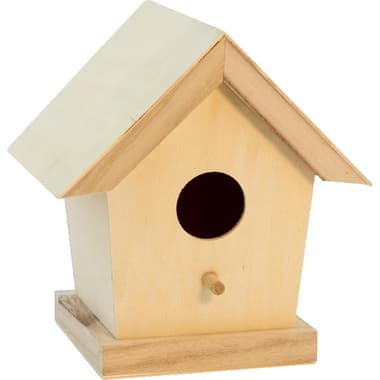 Wooden Accent
Bird House, Unpainted, Natural, 18.00 cm ( 7.09 in )X 17.00 cm ( 6.69 in )