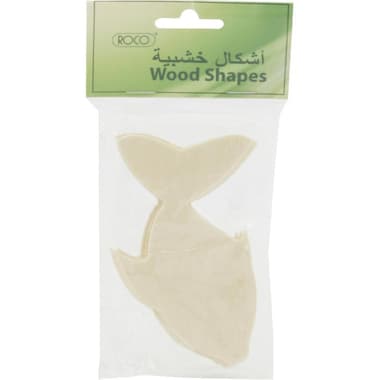 Wooden Shape
Fish, Unpainted, 2 mm (5 Pieces), Natural, 11.00 cm ( 4.33 in )X 6.00 cm ( 2.36 in )