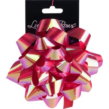 Gift Self Stick Bows
Iridescent Red, Satin