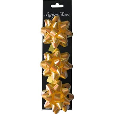 Gift Self Stick Bows
Iridescent Yellow, Satin