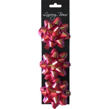 Gift Self Stick Bows
Iridescent Red, Satin