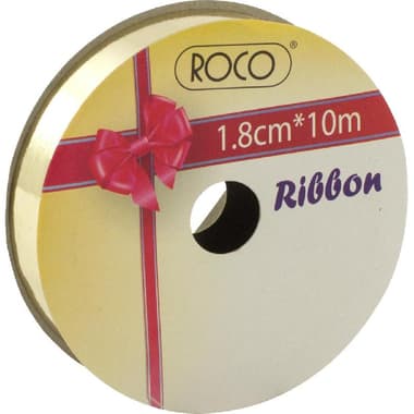 Gift Satin Finish Ribbon
Metallic Gold, Satin