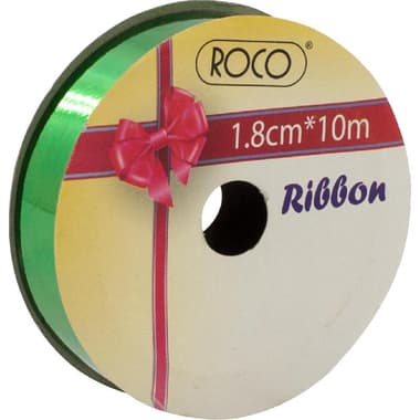 Gift Satin Finish Ribbon
Metallic Green, Satin