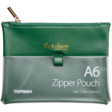 Capriccio Document Pouch
A5, Topload Opening, Green