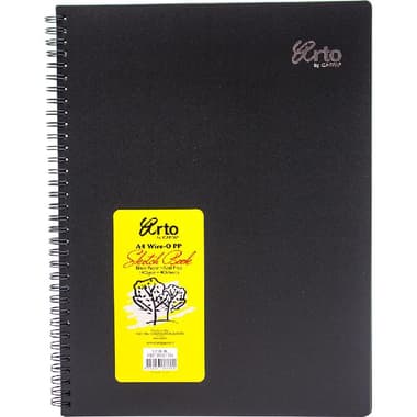 Campap Arto Sketch Pad
Perforated, 140 gsm, Black, A4, 40 Sheets