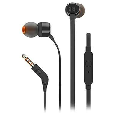 JBL Tune 110 In-Ear Earphones
Wired, 3.5 mm Connector, In-line Microphone, Black