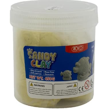 Roco Sandy Clay
Easy to Mold, Mess Free, Activity Sand, Yellow