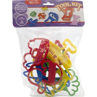 Roco Tool Kit
Cookie Cutters, 10 Pieces, Modelling Clay/Dough Tool