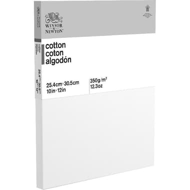 Winsor & Newton Classic Stretched Canvas
Rectangular, Gesso Primed Rough Finish, 12" X 10"
