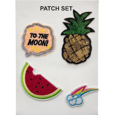 To The Moon Stickers
Patch Set, 4 Pieces