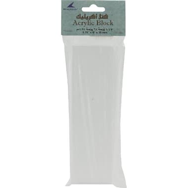Royal Falcon Acrylic Blocks
1.75" X 6", 15 mm, Clear