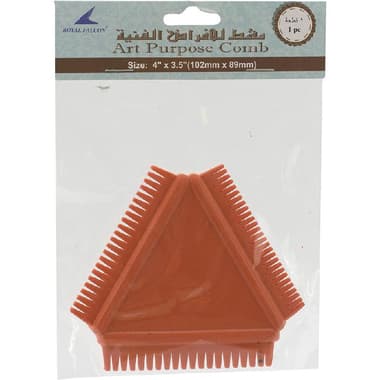 Royal Falcon Art Purpose Comb Brayer 4" X 3.5" Decorative Art
Red
