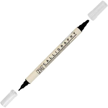 KURETAKE ZIG Memory System Calligraphy Pen
Flat/Round, 2.0;3.5mm, Black