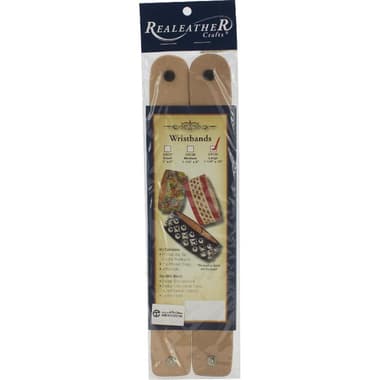RealeatheR Crafts Wristbands Leather Accessory
Assorted Color, 1 1/4" X 10" (Large)