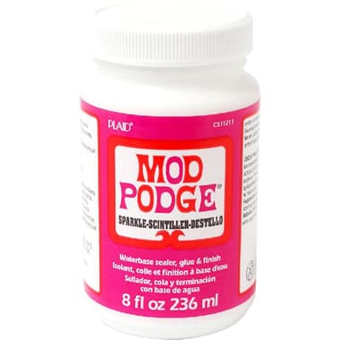 Plaid MOD PODGE
Sparkle Glue, Clear Gloss, 8.00 oz ( 227.30 ml )