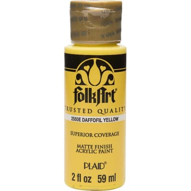 Plaid Acrylic Paint
Daffodil Yellow, 2.00 oz ( 56.83 ml ),