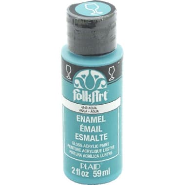 Plaid Enamel Acrylic Paint
Aqua, 2.00 oz ( 56.83 ml ),