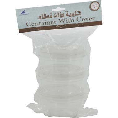 Royal Falcon Acrylic Container
Screw Cap, with Cover, Clear, 6.00 oz ( 170.48 ml )