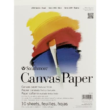Strathmore 200 Canvas
Embossed, 187 gsm, White, 9 X 12 in, 10 Sheets