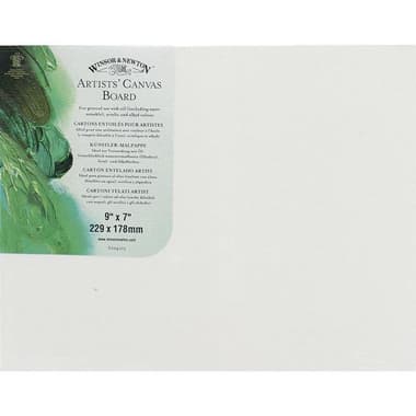 Winsor & Newton Classic Canvas Panel Board
Rectangle, Gesso Primed Rough Finish, 7" X 9"