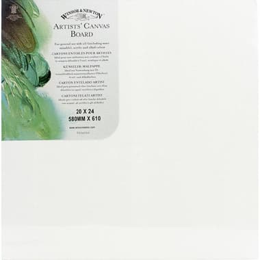 Winsor & Newton Classic Canvas Panel Board
Rectangle, Gesso Primed Rough Finish, 24" X 20"