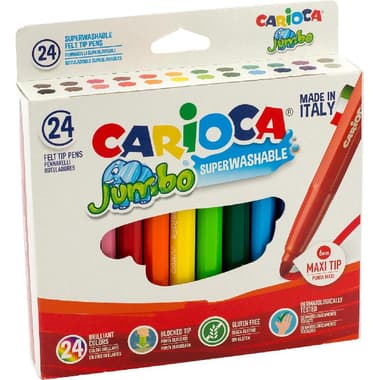 Carioca Jumbo Felt-tip Marker
24 Pieces