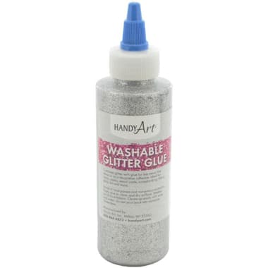 Handy Art Washable Glitter Glue
Glitter Art, Silver