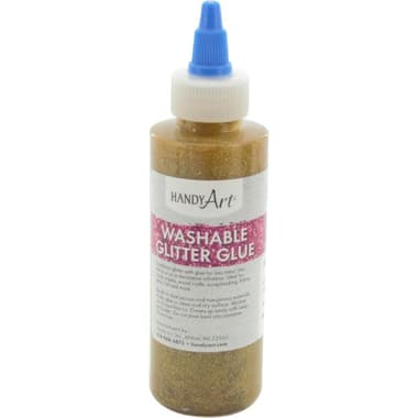 Handy Art Washable Glitter Glue
Glitter Art, Gold