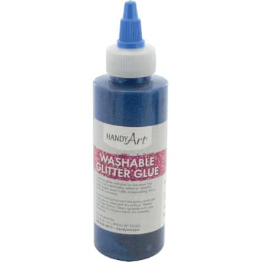 Handy Art Washable Glitter Glue
Glitter Art, Blue