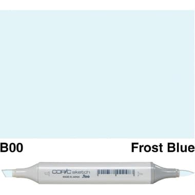 COPiC Sketch B-00 Graphic Art Marker
Frost Blue, Twin Tip