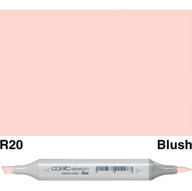 COPiC Sketch R-20 Graphic Art Marker
Blush, Twin Tip
