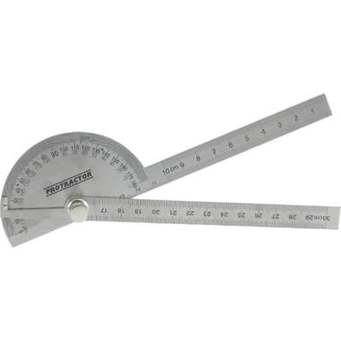 Ati Protractor
Half-circle & Twin-handle, 180 Degrees & 30 cm, Acrylic