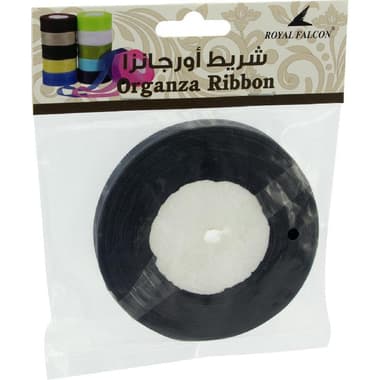 Organza
Thin & Transparent Gift Ribbon, Black, Polyester