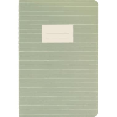 Roco Notebook
Stripes Pastel, A5, 46 Sheets, Lined, Teal Green