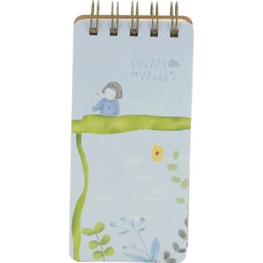 Roco Dream Valley Memo Notebook
Dream True, 5.9 X 2.7 in, 109 Pages, Lined, Light Blue