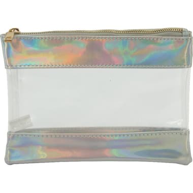 Soft Pencil Case
Holograph, Clear/Silver