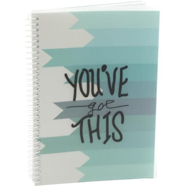 Roco Notebook
"You've Got This", A5, 100 Sheets, Lined, Green